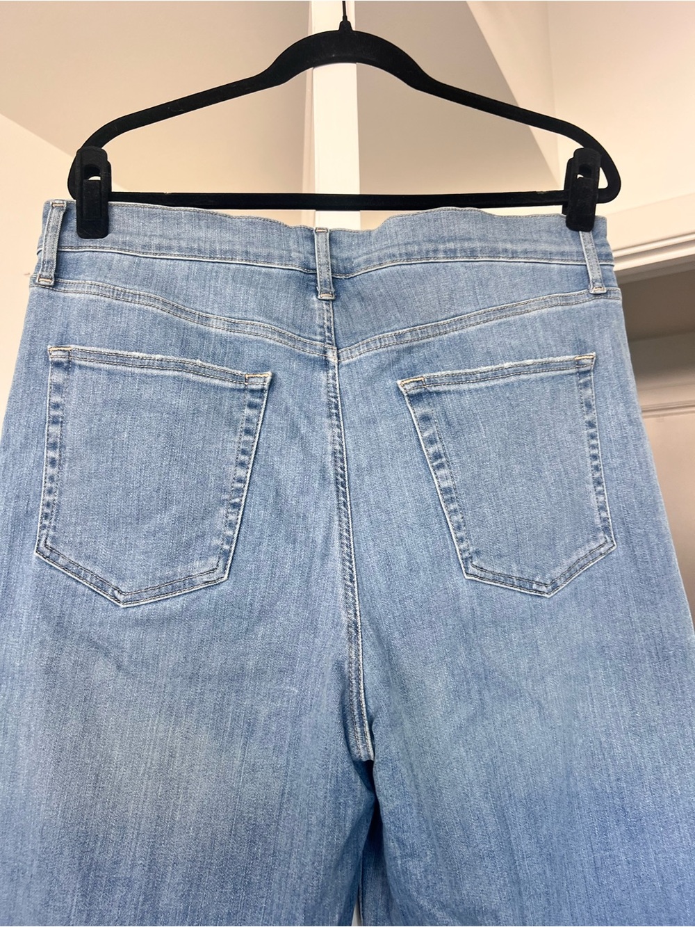 Frame Le Slim Palazzo High Waist Wide Leg Jeans Shade Integrity Size 32 - Picture 8 of 11